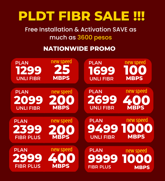 Pldt Online Application Fibr Plans